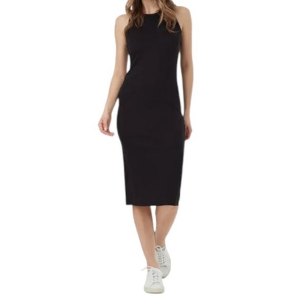 Streetwear Society Dresses & Skirts - Streetwear Society black ribbed sleeveless tank bodycon dress size M